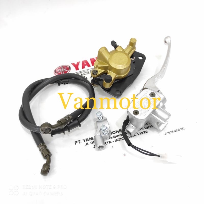 MASTER REM SET KALIPER SELANG MIO FINO KARBU JUPITER MX NEW OLD VEGA ZR JUPITER Z NEW MIO SOUL YAMAHA 5TL SESUAI FOTO  KALIPER SELANG MASTER REM