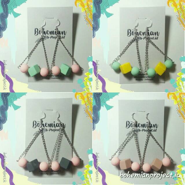 Earing dop Soft Pastel Riject