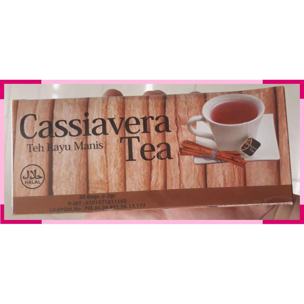 

Cassiavera tea rasa teh dengan campuran kayu manis isi 30