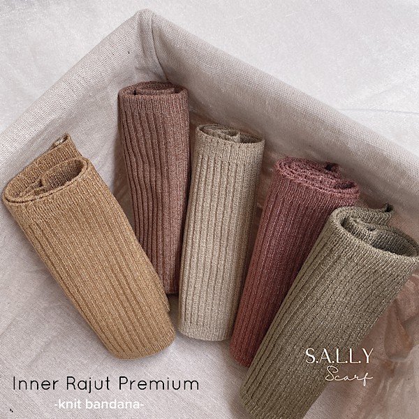 INNER RAJUT POLOS PREMIUM KNIT BANDANA