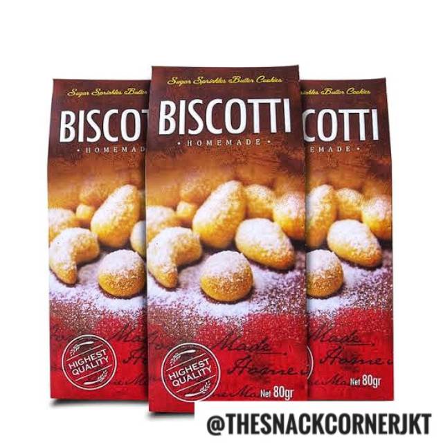 

Biscotti Butter Cookies 80 gram