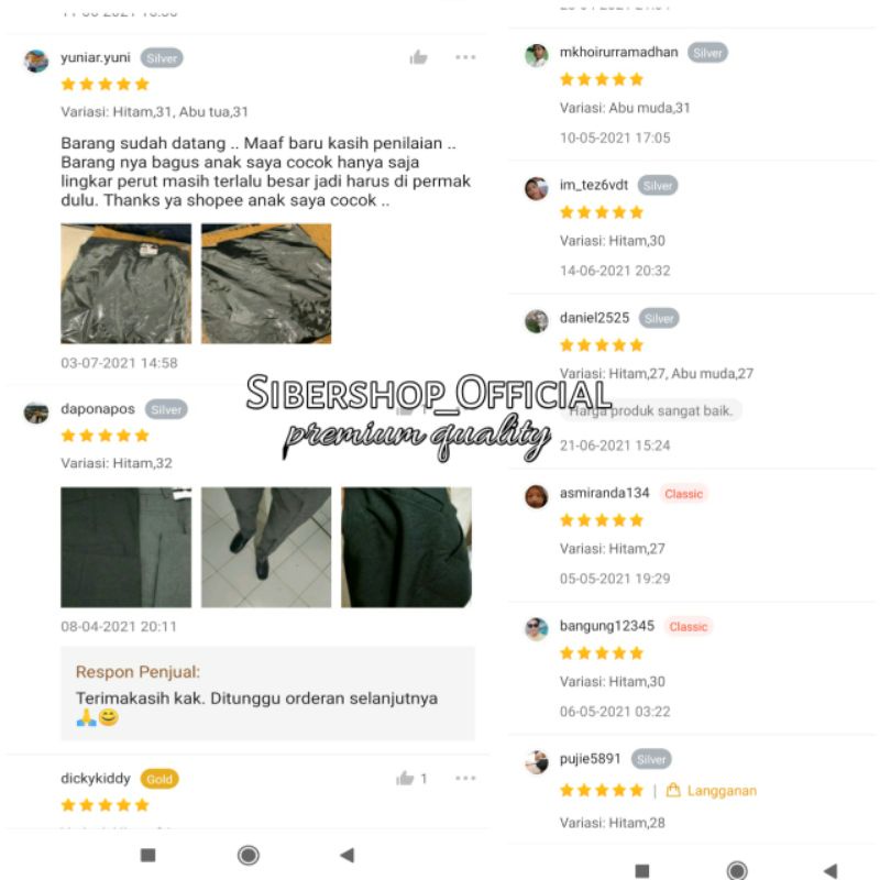 TERBARU Celana Bahan Kantor Kerja Formal Panjang Pria Slimfit Angkle Pants Size 27-38