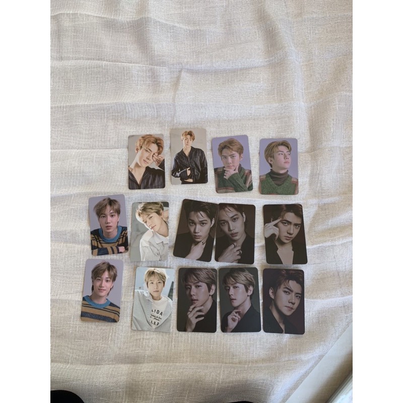 PHOTOCARD EXO FLO MUSIC PC 1 2 3 FLO1 FLO2 FLO3 KAI BAEKHYUN SEHUN CHANYEOL CHEN SUHO XIUMIN