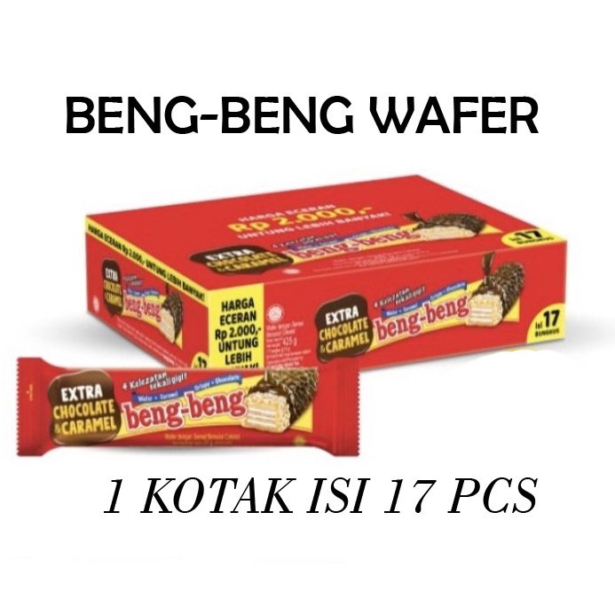 BENG BENG WAFER 1 KOTAK ISI 17 PCS