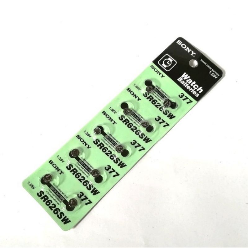 10 pcs BATERAI  377/626 KUALITAS PREMIUM GRADE A++