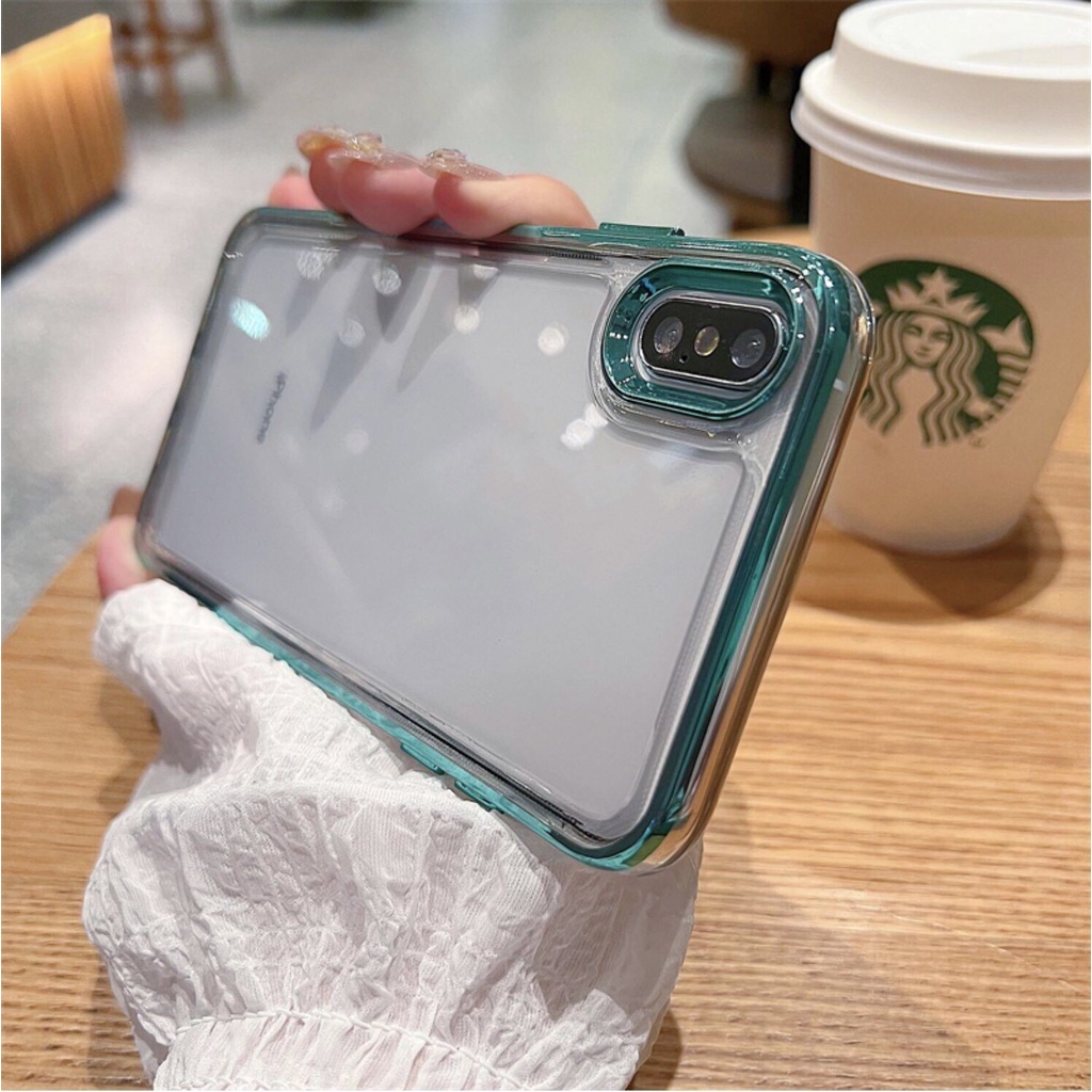 Hard Case Akrilik Transparan Shockproof Anti Jatuh Cover iPhone X XS MAX XR 8 7 Plus