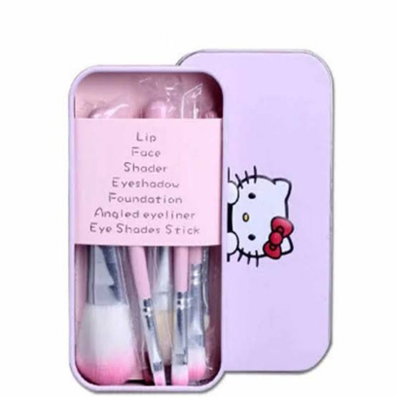 HELLO KITTY MINI MAKE UP BRUSH SET - HELLO KITTY BRUSH SET