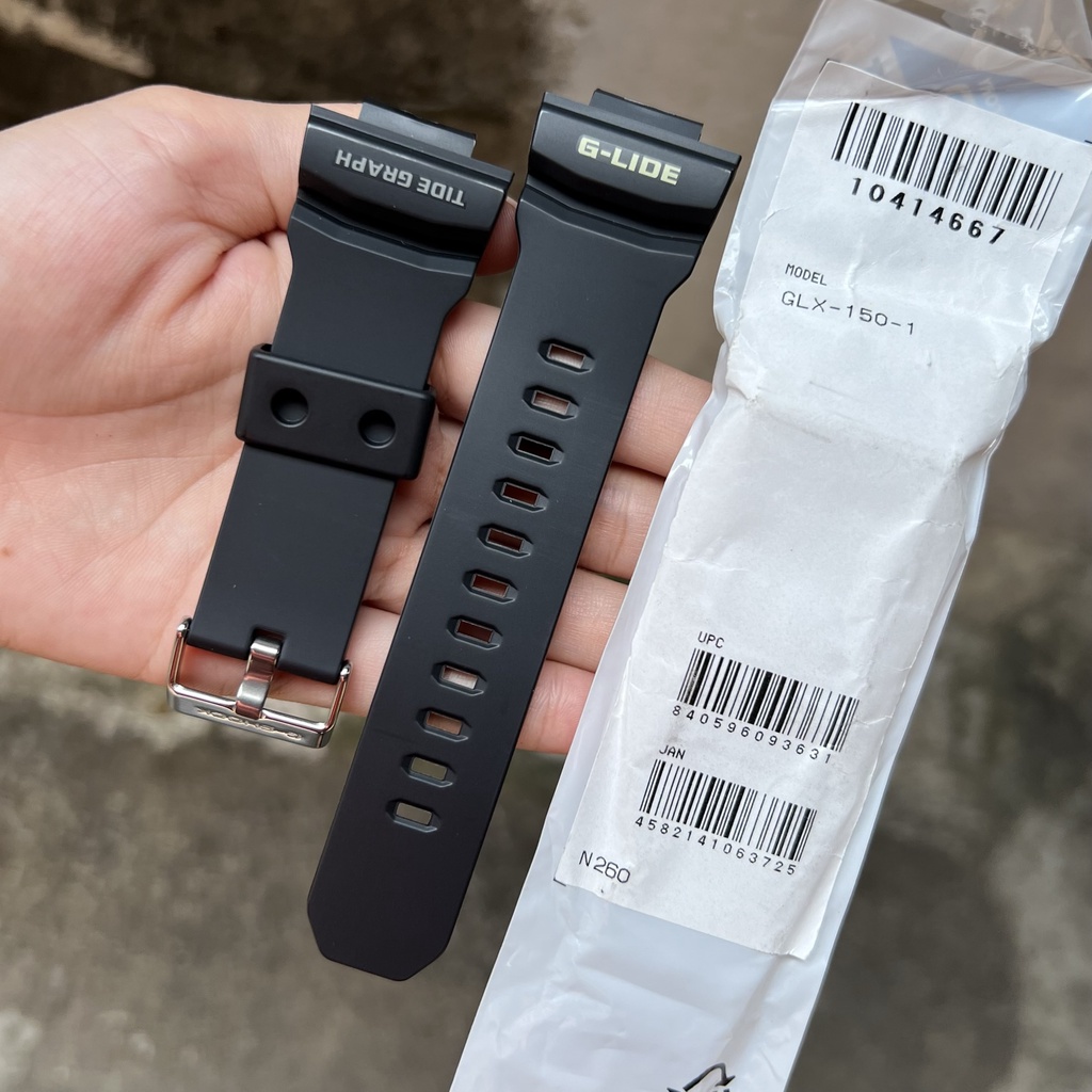 Tali jam tangan casio g-shock GLX-150 1 original strap band GLX 150