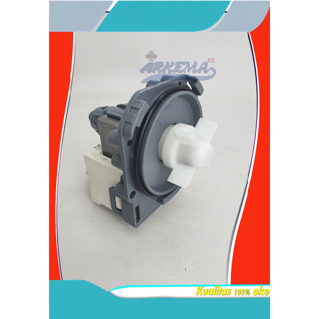 DRAIN PUMP KOTAK ELECTROLUX | POMPA DREN MESIN CUCI PRONT LOADING | MOTOR BUANGAN AIR UMUM UNIVERSAL