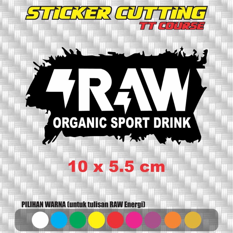 Sticker cutting RAW stiker kyt tt course stiker motor stiker helm