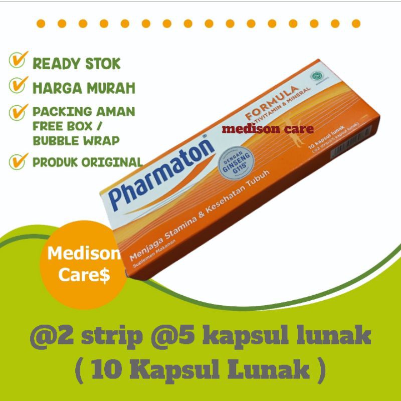 phatmaton formula ginseng g115 | 10 kapsul lunak