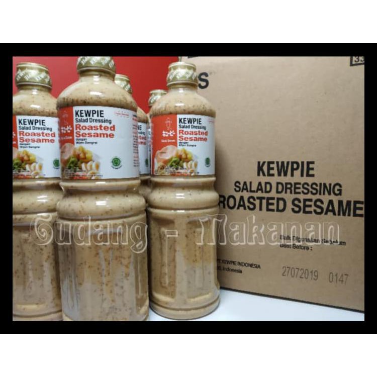 

Kewpie Salad Dressing Roasted Sesame 1 Liter / Saus Wijen Terbaik