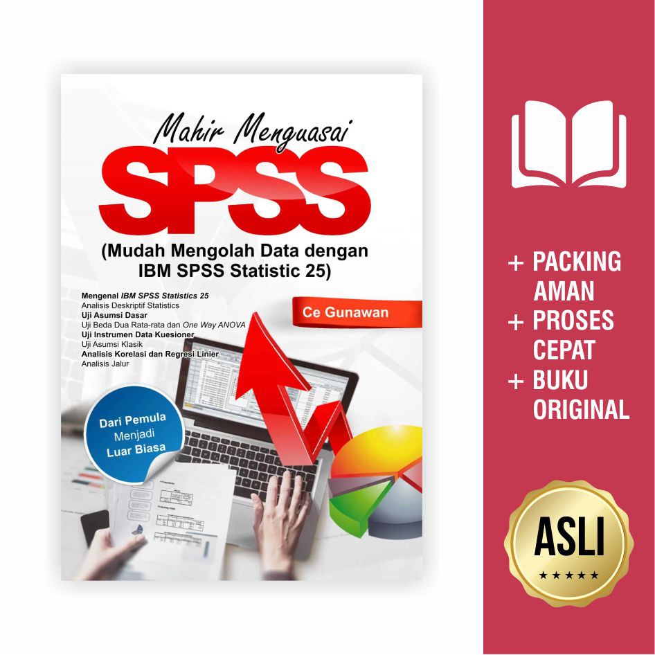 Buku Mahir Menguasai Spss Mudah Mengolah Data Dengan Ibm Spss Statistic 25 Shopee Indonesia