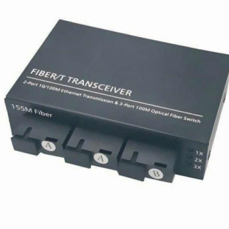 Media Converter 3 FO 2 Lan Box