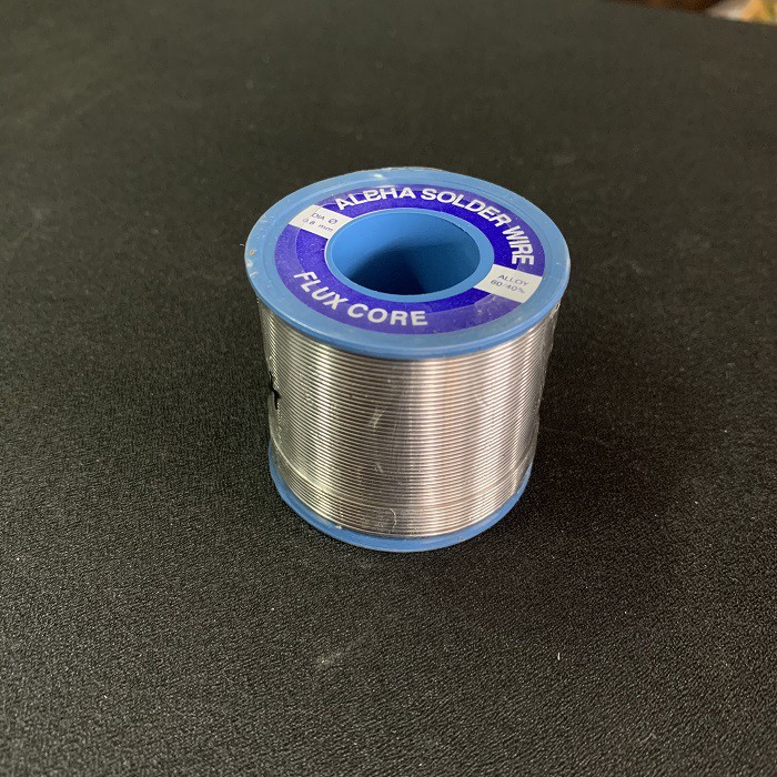 Timah Solder Alpha 0.80mm Flux Core Per Meter