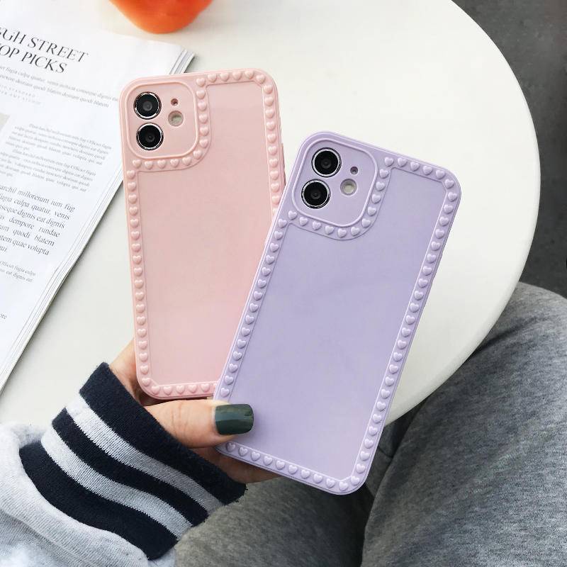 Casing Softcase Tpu Iphone 12 11 Pro Max 6 6s 7 8 Plus X Xs Xr Xsmax Se 2020 Aksen Glossy Shockproof