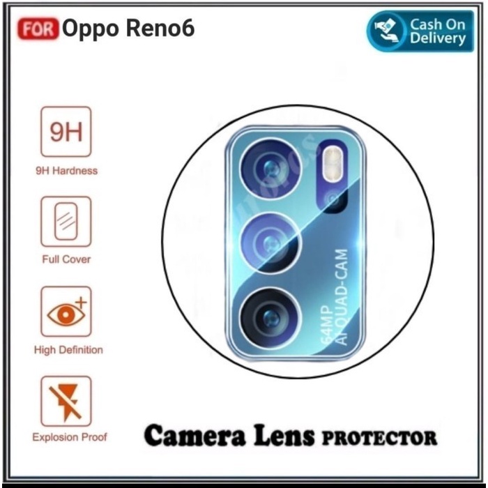 OPPO RENO 6 4G/5G RENO 6 PRO ANTI GORES PREMIUM FRAME CAMERA 3D ROUND EDGE KAMERA SCREEN GUARD PROTECTOR - CLEAR