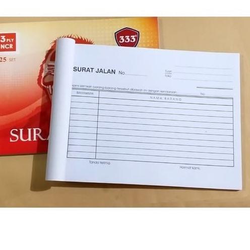 ☼ SURAT JALAN NCR BUKU NOTA ALAT KANTOR PERCETAKAN NOTA KONTAN ❆