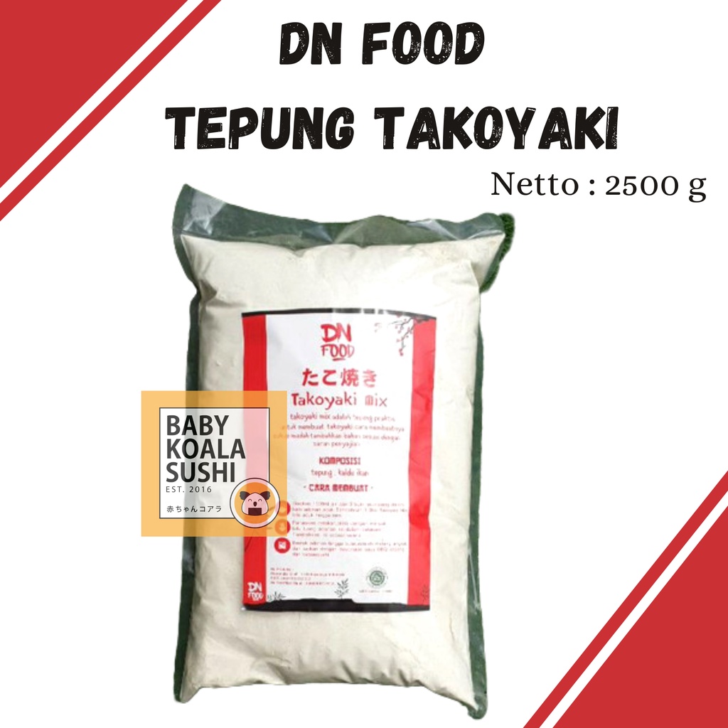 DN FOOD Tepung Takoyaki Premix Instan 2500 g Halal