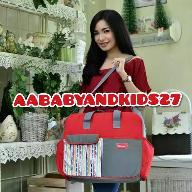 PROMO 12.12!!! Tas Perlengkapan Bayi Besar Double Saku Snobby Line Series TPT 1671