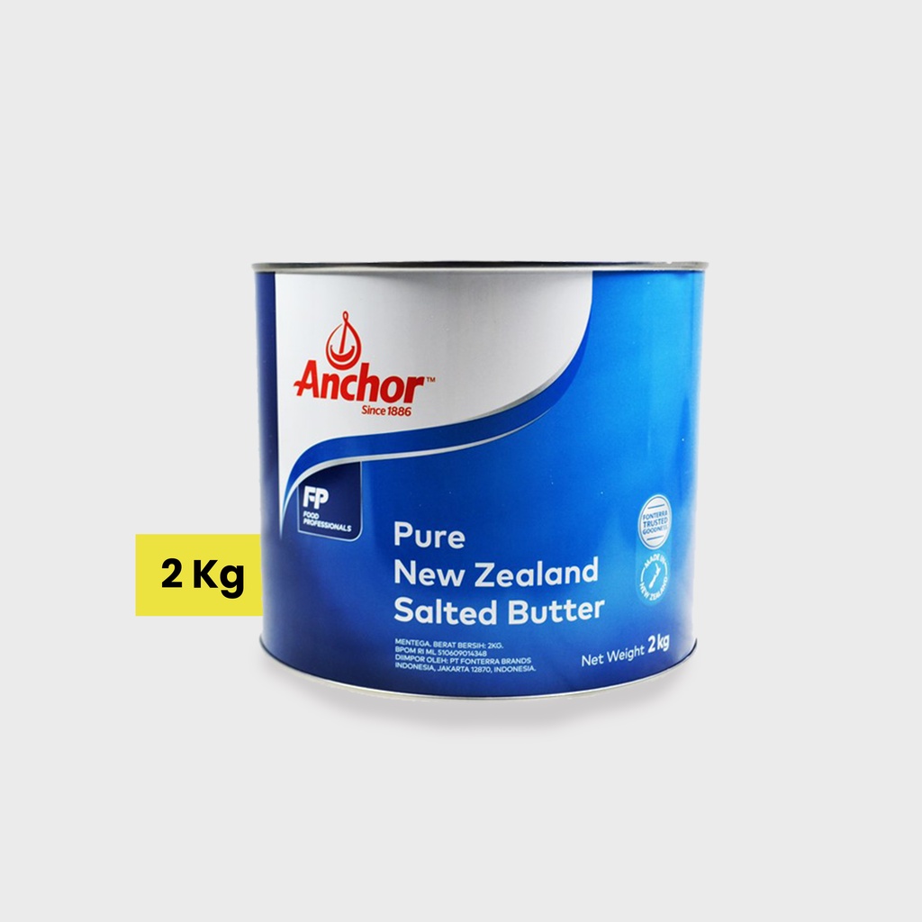 

Anchor Salted Butter/Mentega Asin 2 Kg