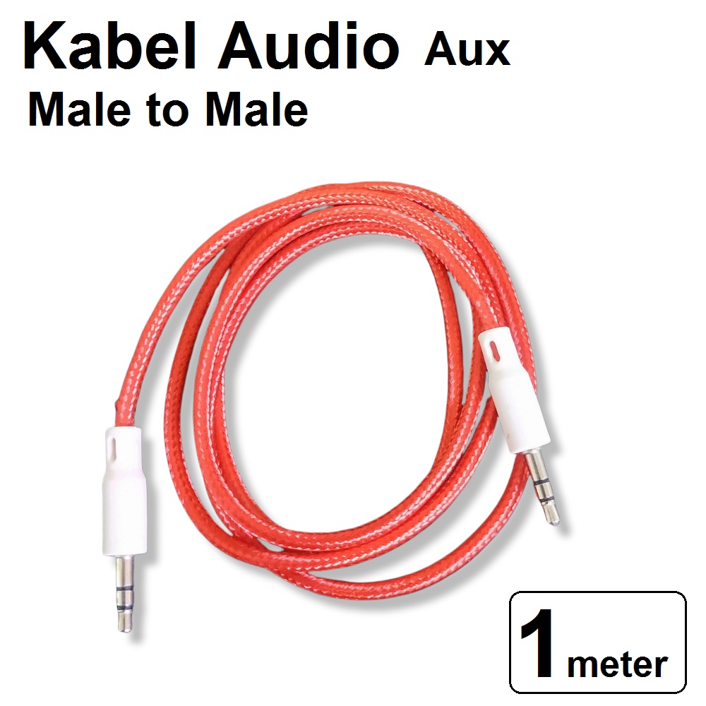 Kabel Audio Aux 3.5mm 1 Meter