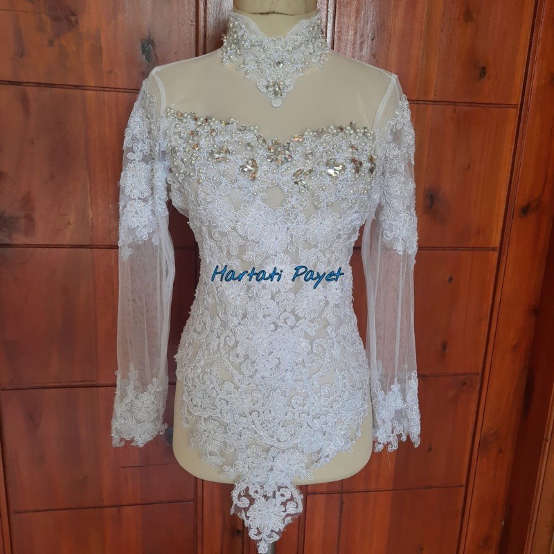 Kebaya Akad Atasan Full Payet / Kebaya Pengantin / Kebaya Akad / Gaun Pengantin Akad