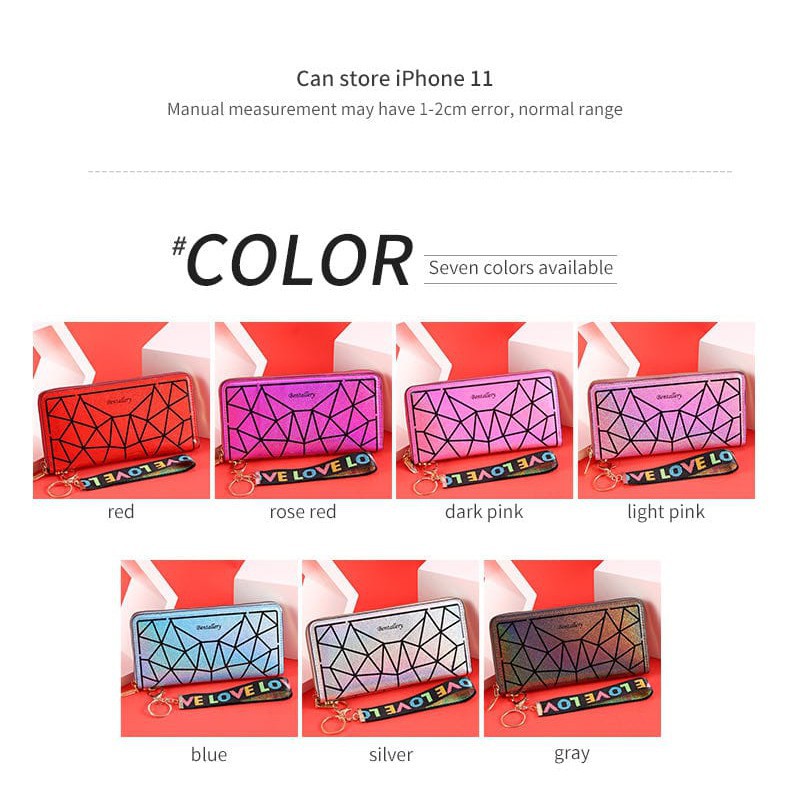 ♥TMALL88♥ DOMPET PANJANG / BERMOTIF RAINBOW / DOMPET TALI / IMPORT