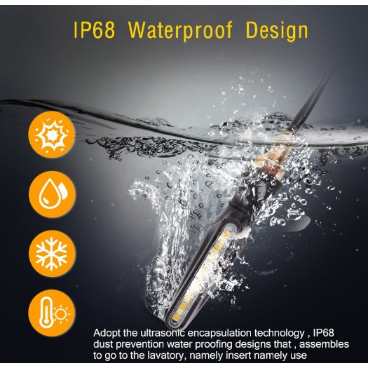 Lampu DRL Flasher Flowing Water Blinker Running Motor Universal LED Senja Strobo Sein Sen Berjalan