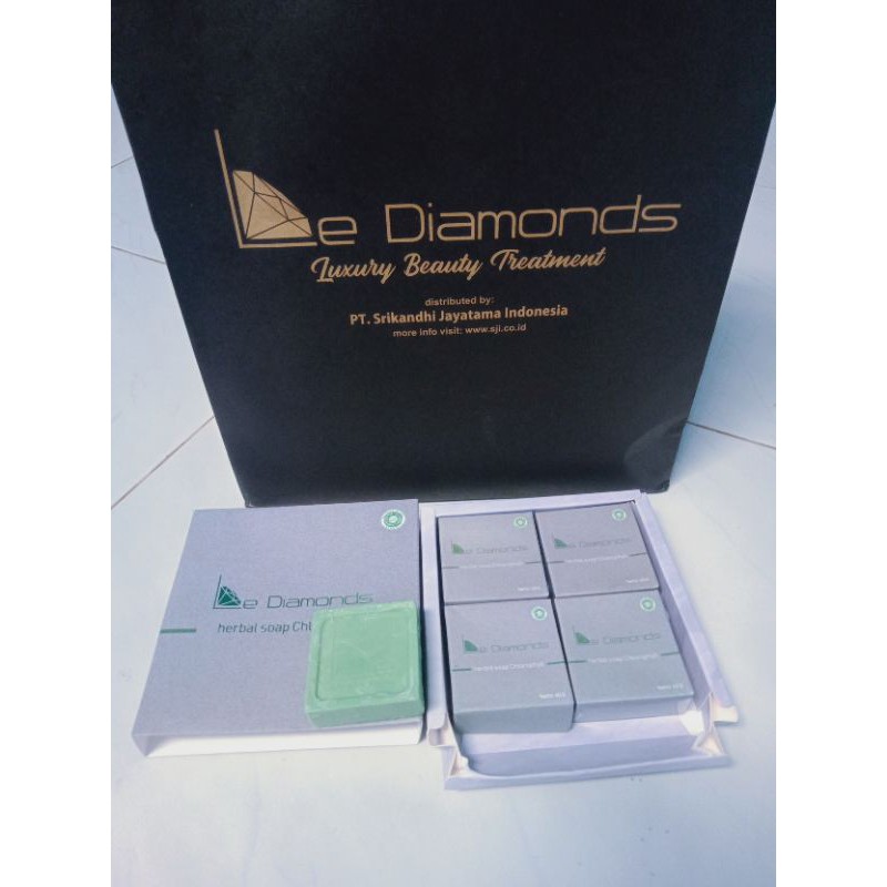 Le diamonds sabun batang chlorophyl