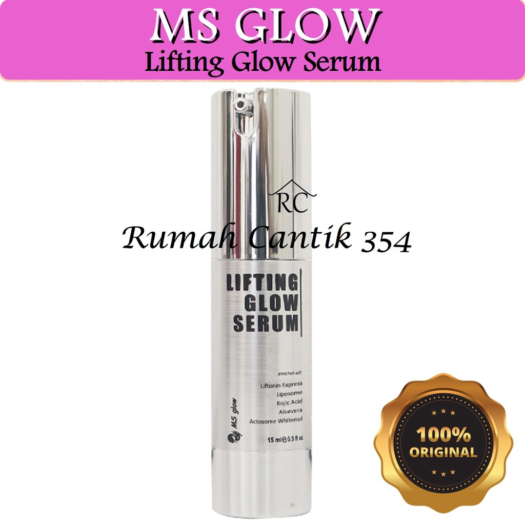 MS Glow Lifting Glow Serum Rumah Cantik 354 Essence Serum Perawatan Melembabkan Wajah