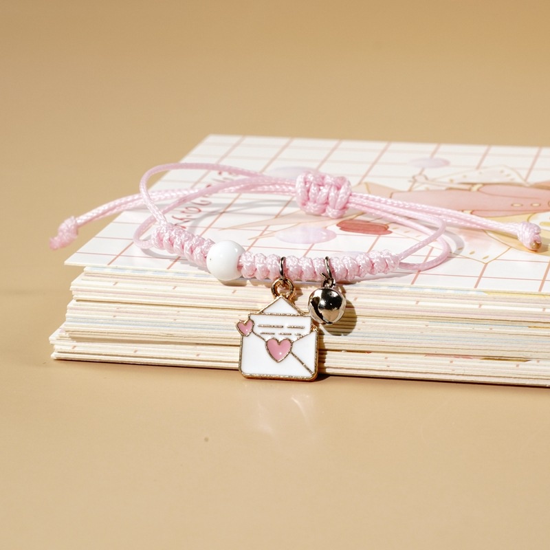 Gelang bangle bagus model korea terbaru lucu imut cantik cocok untuk hadiah bentuk buah binatang-Love Letter