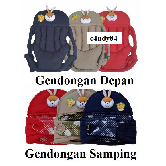 Gendongan bayi Depan / Samping Boneka Lucu / Gendongan Murah / Grosir Gendongan Depan Bayi murah Ready !!