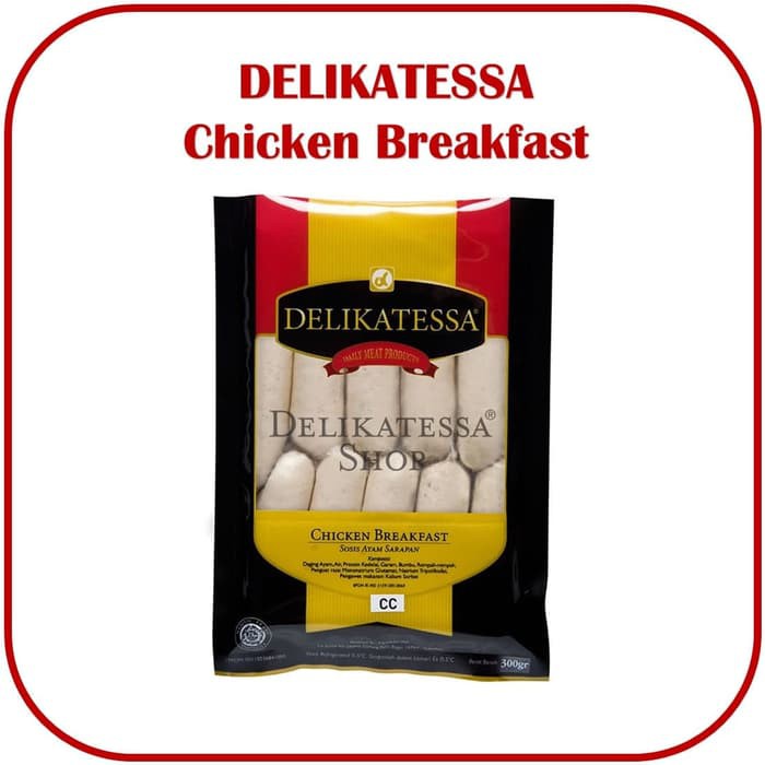 

Delikatessa Chicken Breakfast (SC) Sosis Sausage Ayam Sarapan Halal
