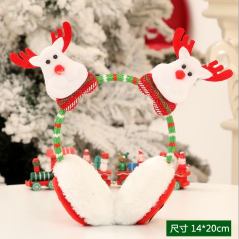 Bando Natal HB 01-04 | Topi Natal Santa | Aksesoris Bando Winter Earmuff