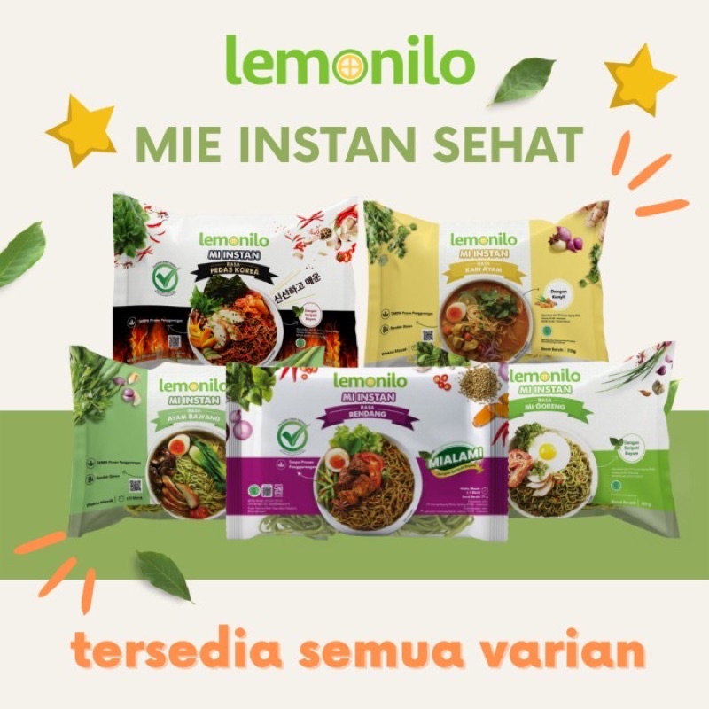 

Lemonilo Mie Instan Alami / Mie Sehat 77gr