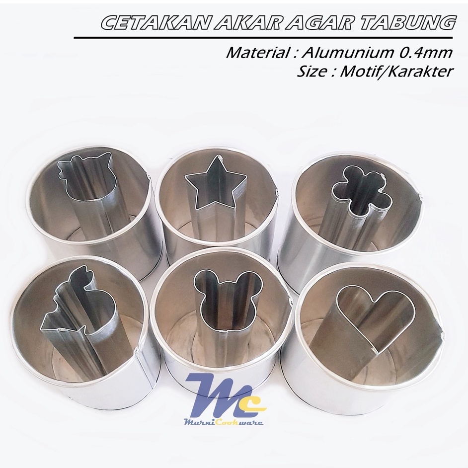 Cetakan Agar Agar Tabung/Loyang Tabung Agar