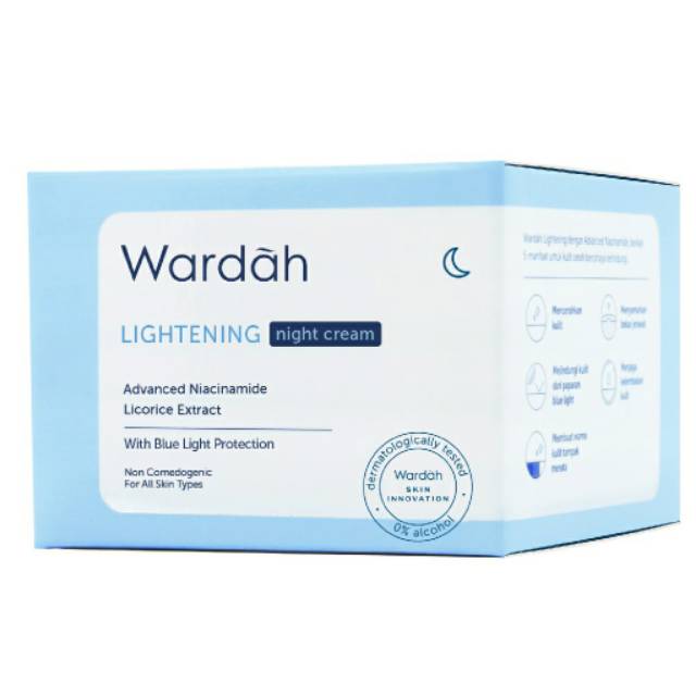 [30gr] Wardah Lightening Night Cream Pot