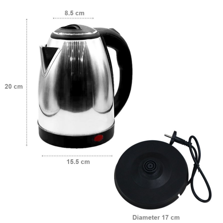 Kettle Listrik  Teko Listrik Ceret  Electric Kettle 2 L  Elektronik  Dispenser & Pemanas Air-3