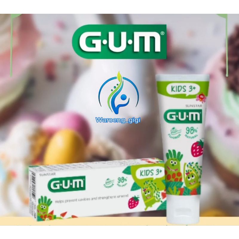 GUM Kids Toothpaste Pasta Gigi Odol Anak Gum 3 tahun Keatas