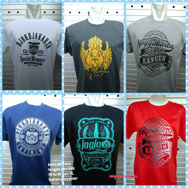 Kaos khas jogja ukuran dewasa Shopee Indonesia Kaos khas jogja ukuran dewasa Shopee Indonesia