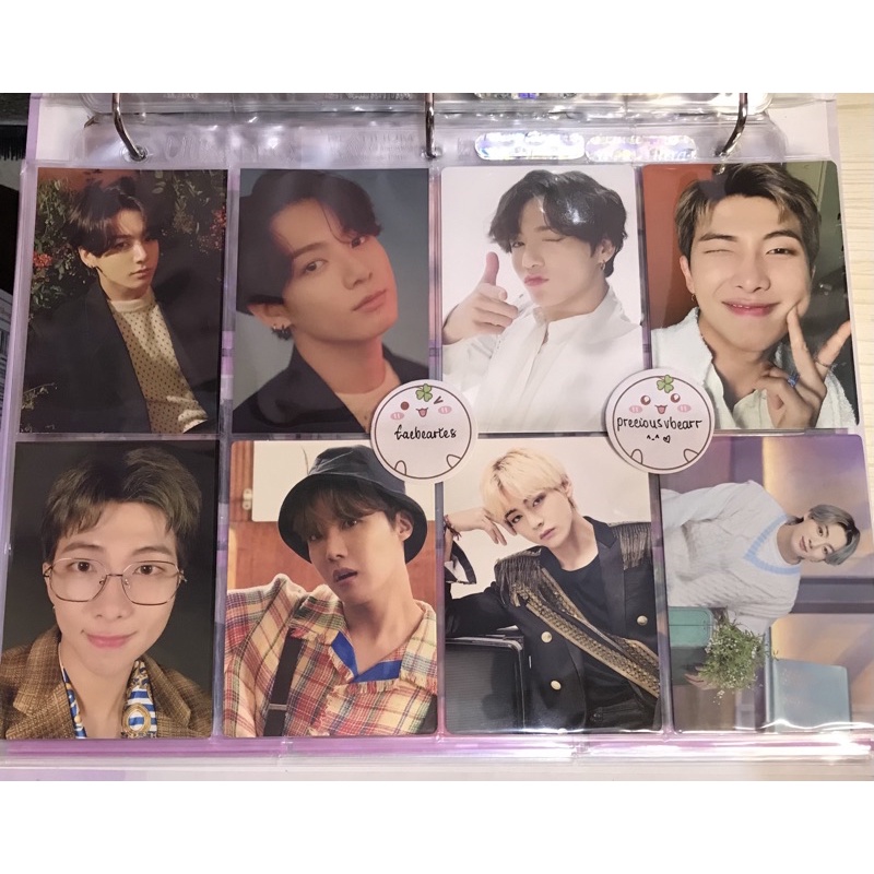 Mini Photocard/MPC Official BTS Taehyung sys ring Jungkook RM Jhope