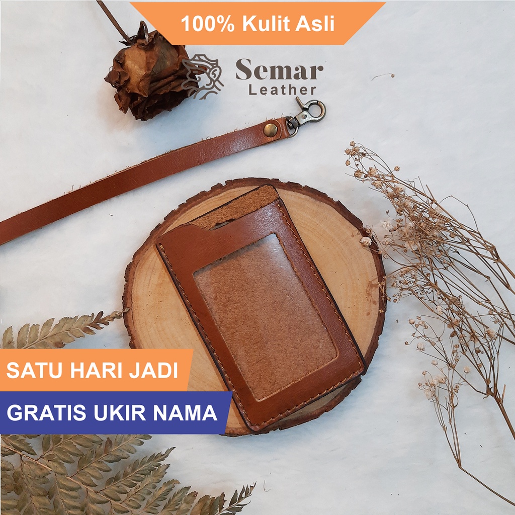 

ID CARD HOLDER NAME TAG Nama Coklat Muda | Naomi