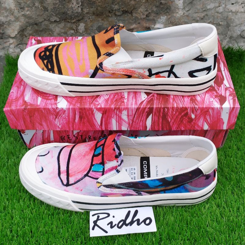 Sepatu Compass x Jason Ranti Artwork 2 Size 42