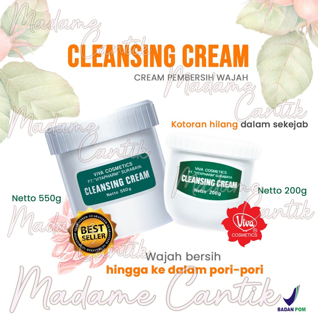 ✿ MADAME ✿ VIVA CLEANSING CREAM 200-550 GR ORIGINAL