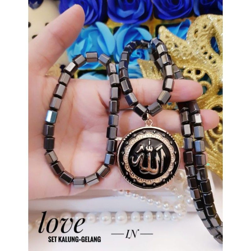 VIRALL KALUNG DAN GELANG KESEHATAN MAGNET MOTIF