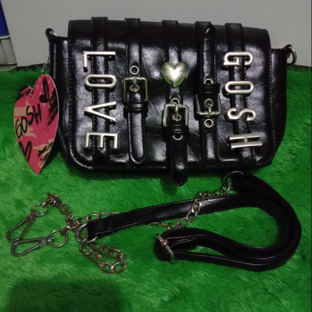 Tas Gosh "love Gosh" hitam PL preloved