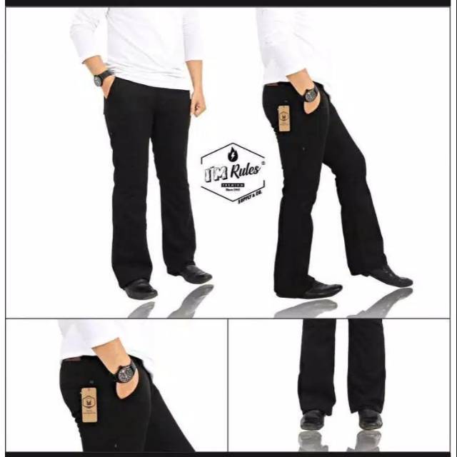 Celana Jeans Cutbray Pria Skinny Biker Motor Ripped Knee Celana Jeans Cutbray Pria Skinny Biker Motor Ripped Knee