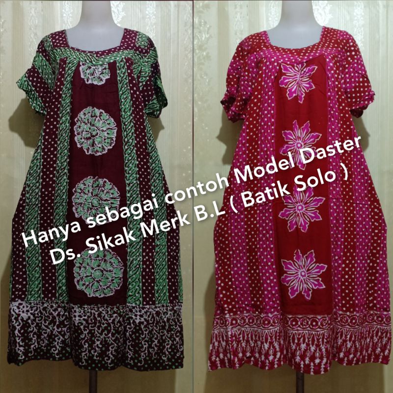 Daster Sikak BL ( Batik Solo ) Kode. 1 - 30