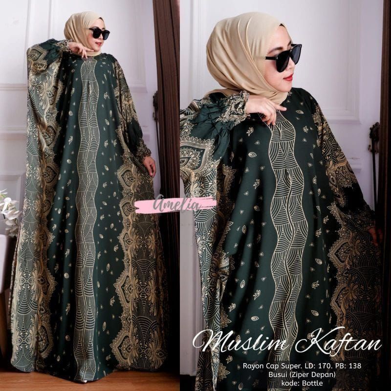 GROSIR KAFTAN RIYANA I KAFTAN SUPER JUMBOLD 140cm I DASTER LOWO TERMURAH